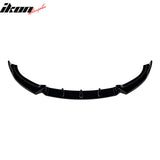 2009-2012 Mazda MX-5 Miata Gloss Black Front Bumper Lip IKON Style Spoiler 3PCS