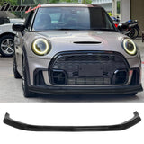 2022-2024 Mini Cooper F55 F56 Hardtop JCW Hatchback DAG Style Gloss Black Front Bumper Lip ABS