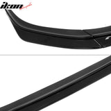 2022-2024 Mini Cooper F55 F56 Hardtop JCW Hatchback DAG Style Gloss Black Front Bumper Lip ABS
