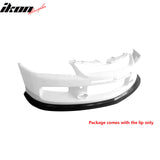 2006-2007 Mitsubishi Lancer Evo MDA Style PU Front Lip Bumper Guard