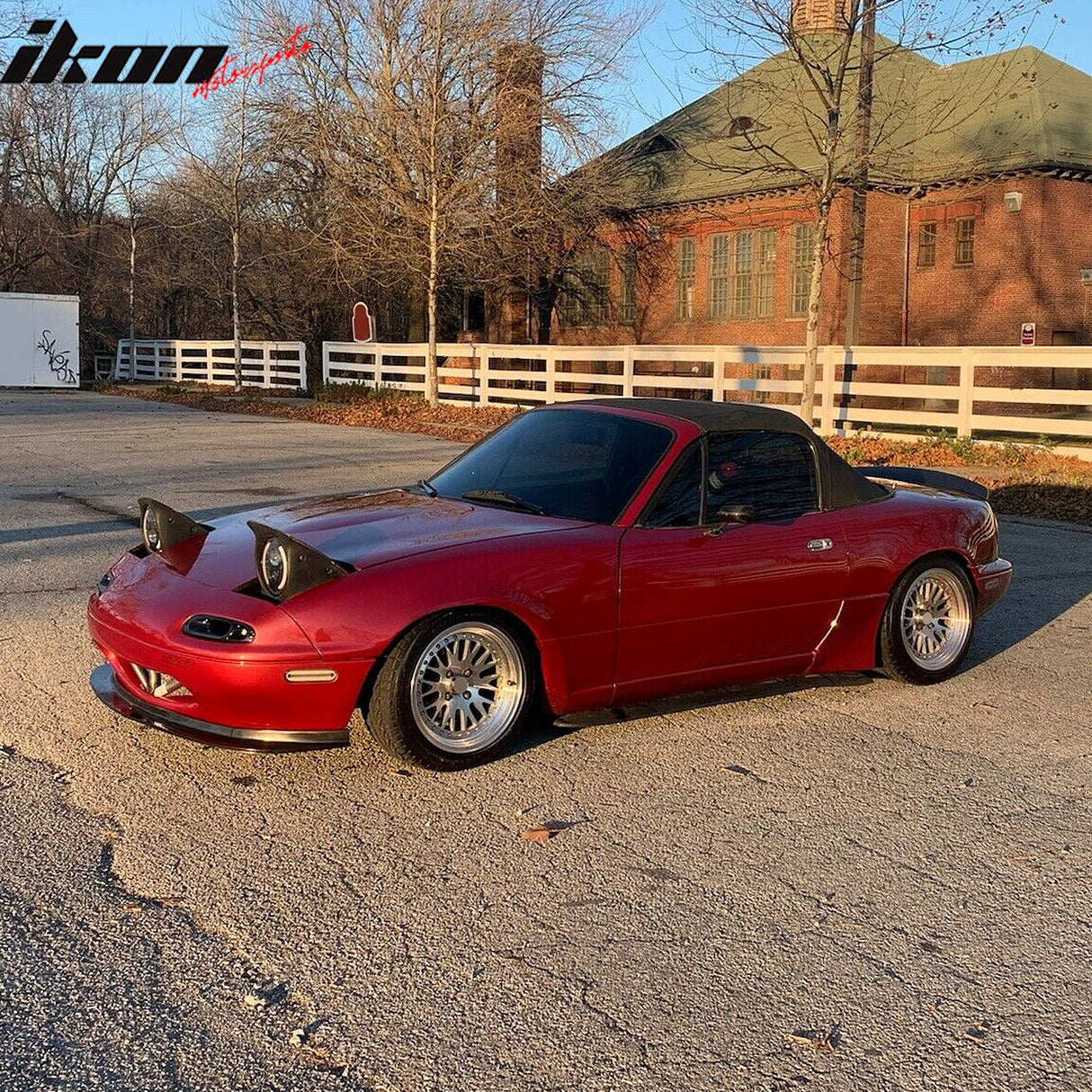 1990-1997 Mazda Miata NA Unpainted Front Bumper Lip Spoiler MDA Style