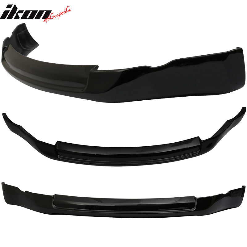 2003-2005 Nissan 350Z ING-S Style Paint Super Black #KH3 Front Lip PU
