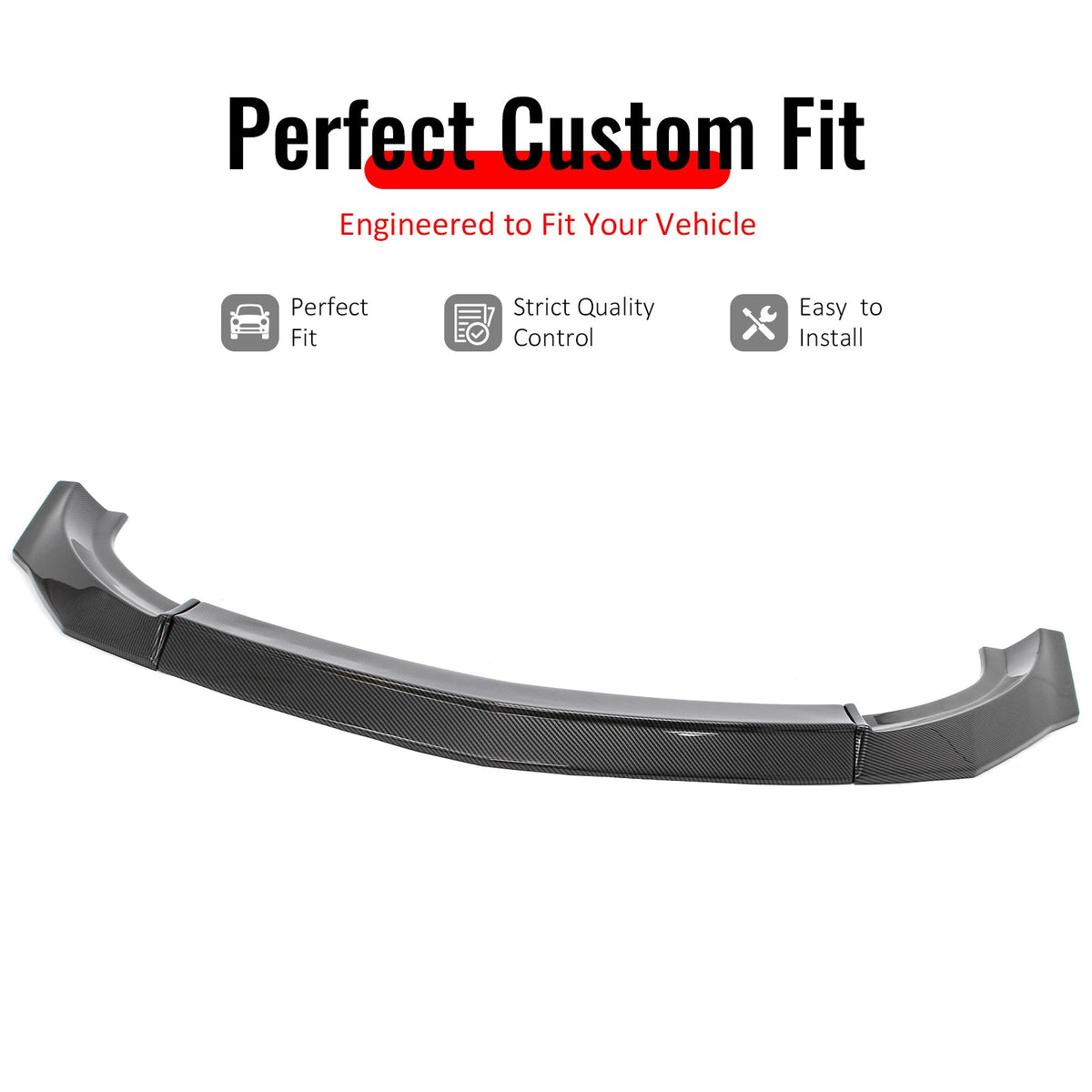 2023-2026 Nissan Z 400Z IKON Style Carbon Fiber Print Front Bumper Lip ABS
