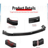 2023-2026 Nissan Z 400Z IKON Style Gloss Black Front Bumper Lip ABS
