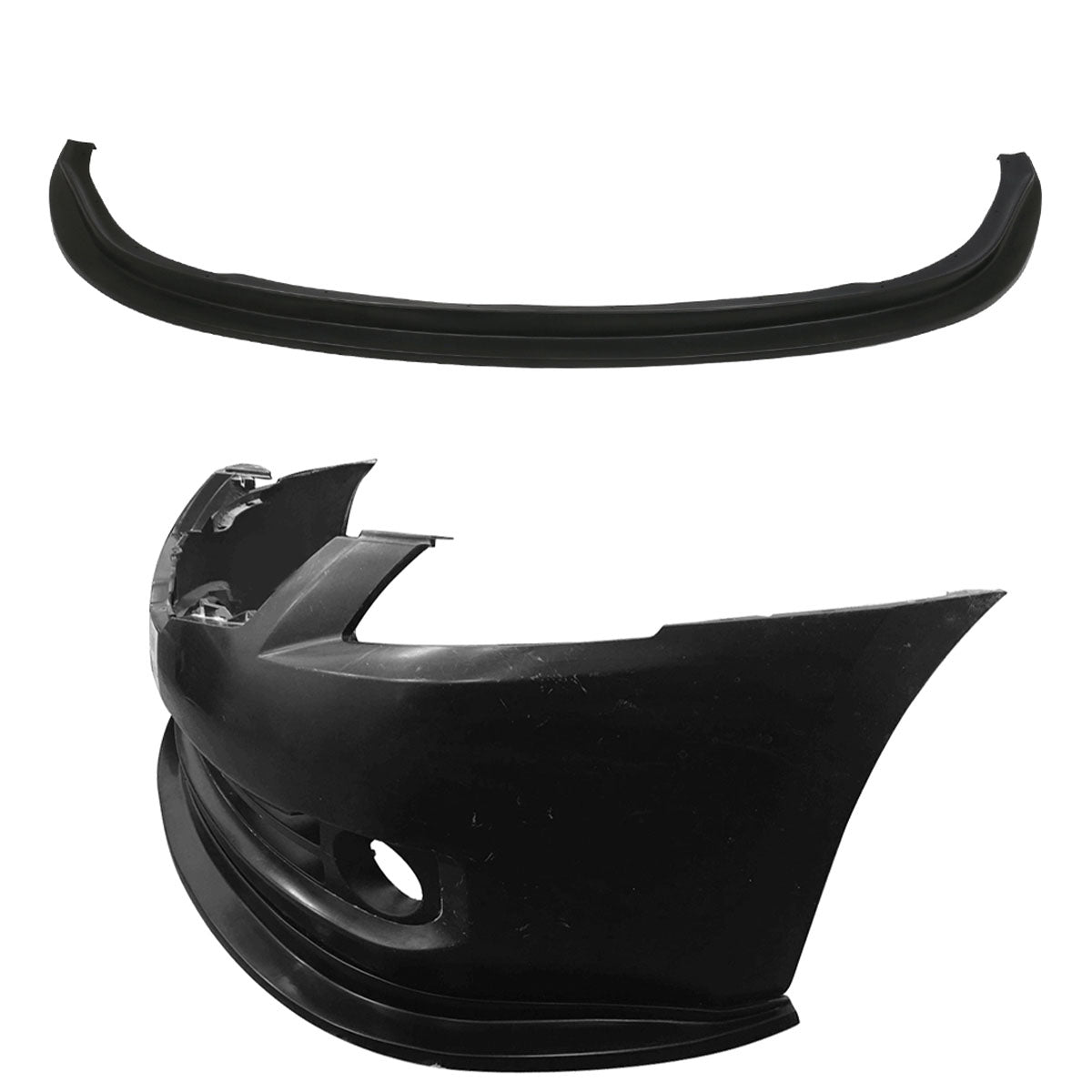 2007-2009 Nissan Altima Ikon DP Unpainted Front Bumper Lip Splitter PU