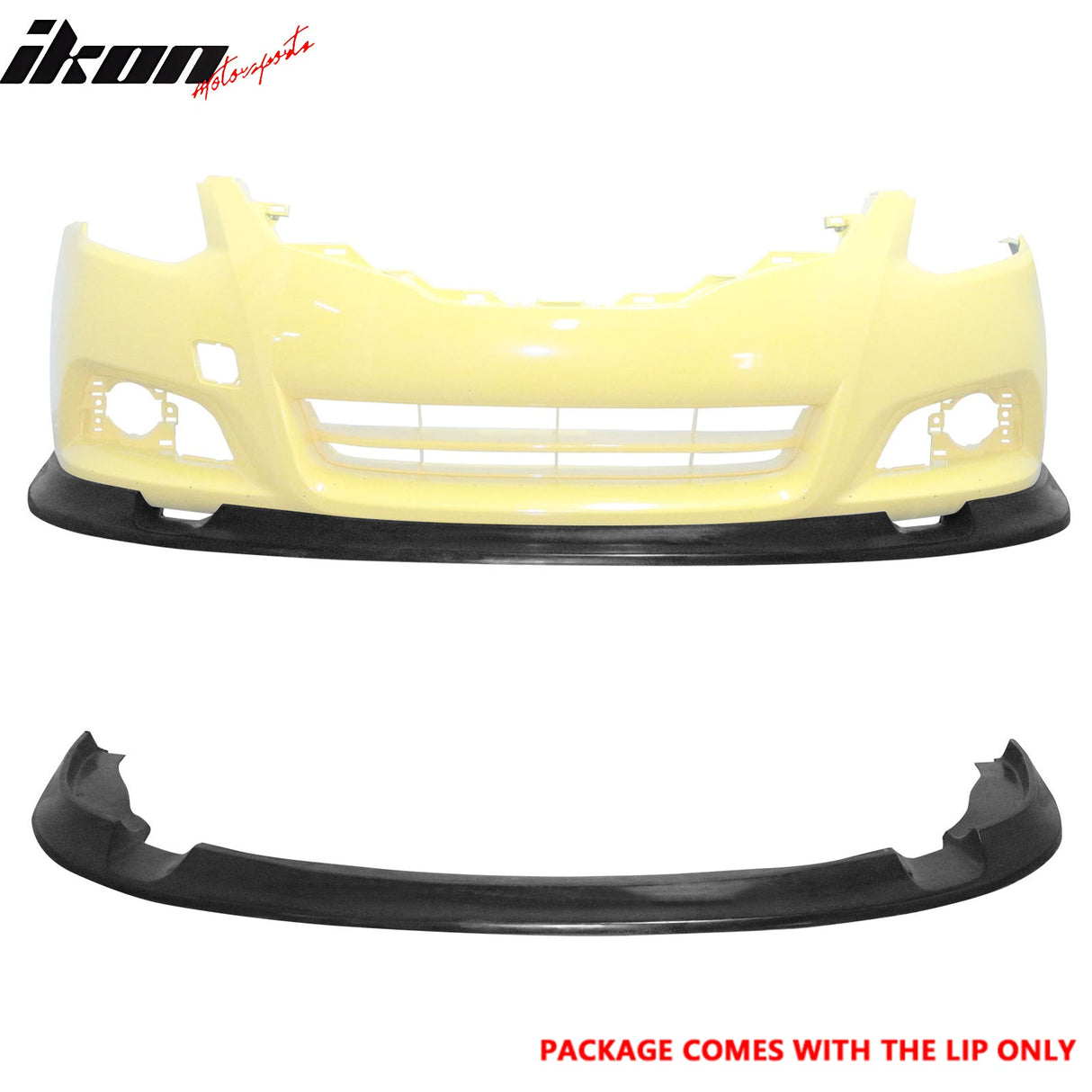 2010-2013 Nissan Altima IKON Style Unpainted Front Bumper Lip Splitter