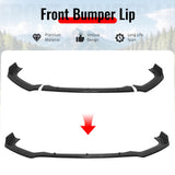 2019-2022 Nissan Altima IK Style Front Bumper Lip Unpainted PU 3PCS