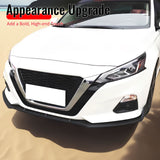 2019-2022 Nissan Altima IK Style Front Bumper Lip Unpainted PU 3PCS