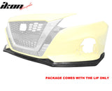 2019-2022 Nissan Altima Front Bumper Lip CS Style Spoiler Unpainted PU