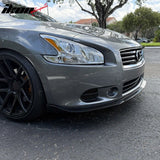 2009-2015 Nissan Maxima CS Style Unpainted Front Lip Splitter PU