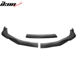 2019-2023 Nissan Maxima STL Style Unpainted Black Front Bumper Lip PU 3PCS