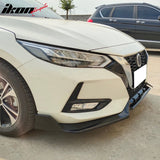 2020-2023 Nissan Sentra B18 Skyline Style Gloss Black Front Bumper Lip PP 3PCS