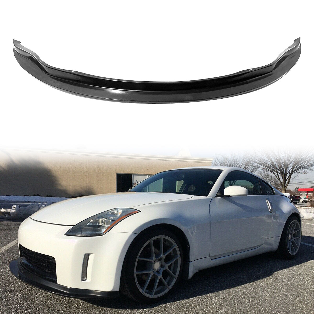 2003-2005 Nissan 350z Z33 Unpainted Front Bumper Lip Spoiler MDA Style