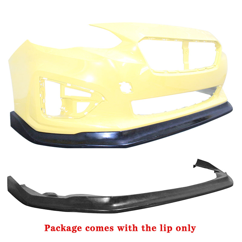 2017-2019 Subaru Impreza CS Style Front Bumper Lip Chin Unpainted PU