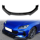 2022-2025 Subaru BRZ JDM 2 Carbon Fiber Print 3PCS Front Bumper Lip PP