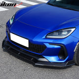 2022-2025 Subaru BRZ JDM 2 Carbon Fiber Print 3PCS Front Bumper Lip PP