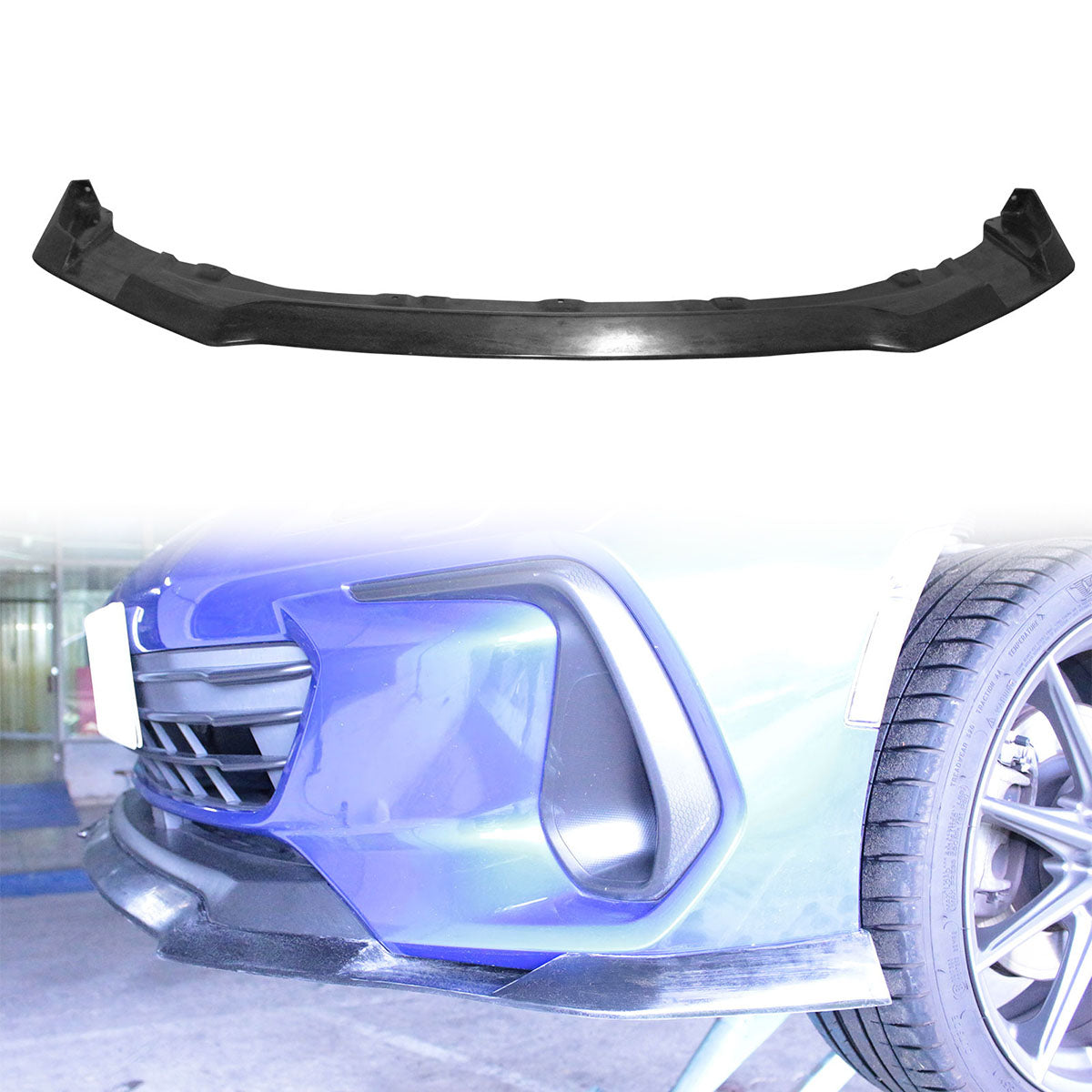 Front Bumper Lip Lower Spoiler for Subaru BRZ 2022-2026 IKFM Style PU