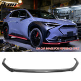 2023-2025 Subaru Solterra ST Style Carbon Fiber Print Front Bumper Lip ABS