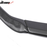 2023-2025 Subaru Solterra ST Style Carbon Fiber Print Front Bumper Lip ABS