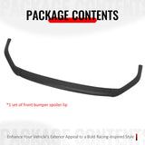 2023-2025 Subaru Solterra ST Style Matte Black Front Bumper Lip ABS