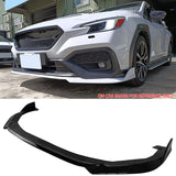2022-2025 Subaru WRX 5th D Style 3PCS Front Bumper Lip ABS