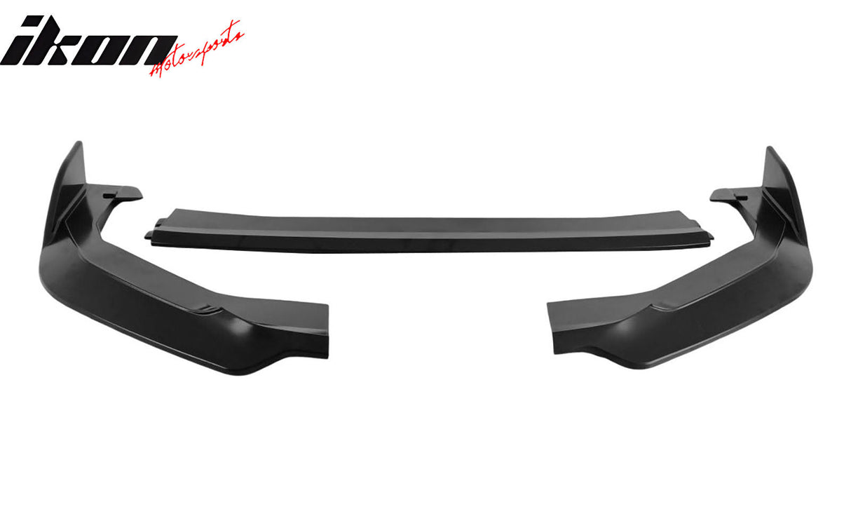 2022-2025 Subaru WRX 5th D Style Matte Black 3PCS Front Bumper Lip ABS