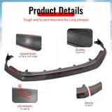 2022-2026 Subaru WRX OI Style Real Carbon Fiber Front Bumper Lip Lower Spoiler Guard 3PCS Set