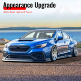 2022-2026 Subaru WRX OI Style Real Carbon Fiber Front Bumper Lip Lower Spoiler Guard 3PCS Set
