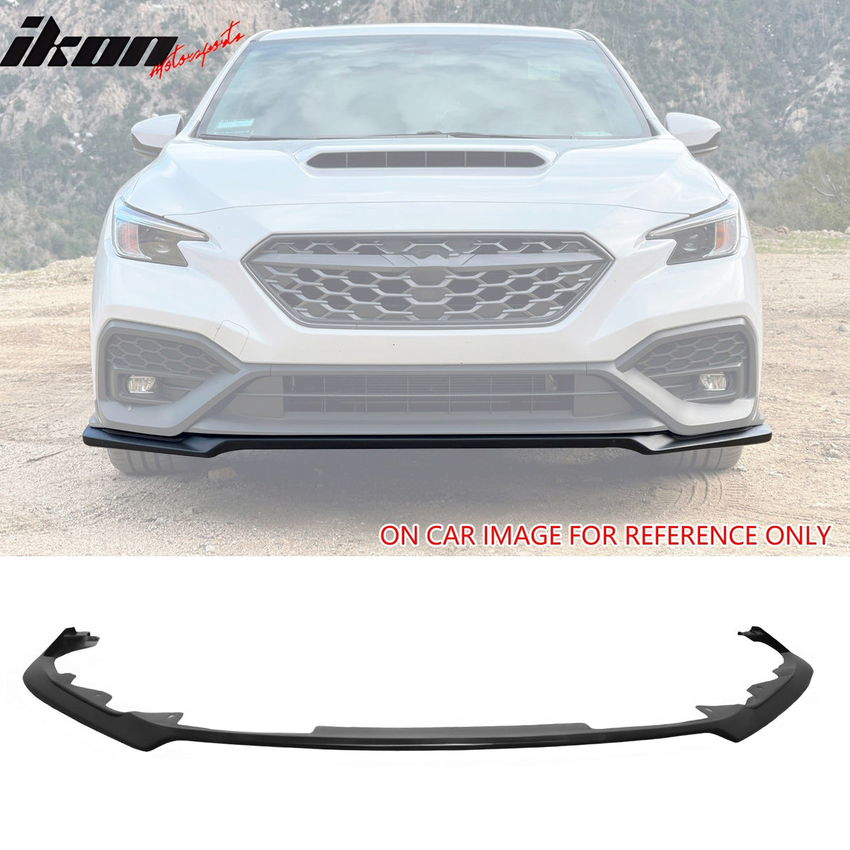 2022-2025 Subaru WRX 5th VB STI Style Unpainted Front Bumper Lip PP