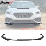 2022-2025 Subaru WRX 5th VB STI Style Unpainted Front Bumper Lip PP