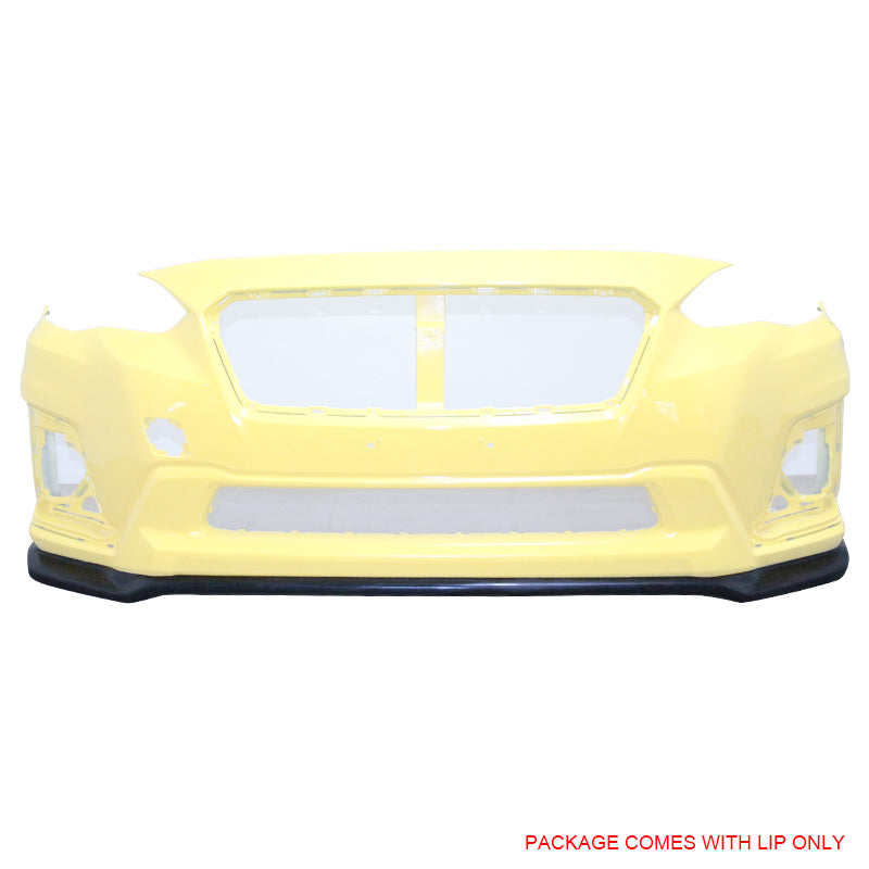 2018-2020 Subaru Crosstrek IKST Style Front Bumper Lip Unpainted PU