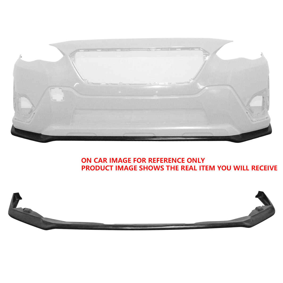 2021-2023 Subaru Crosstrek IKST Front Bumper Lip Spoiler Unpainted PU