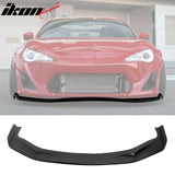 Universal GR Style Front Bumper Lip Spoiler Chin Splitter Unpainted PU
