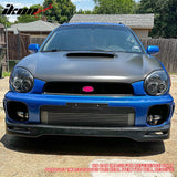 2002-2003 Subaru Impreza Sedan STI Style Front Bumper Lip Spoiler Unpainted PU 3PCS Set