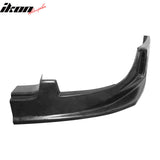 2004-2005 Subaru Impreza WRX 3PCS Front Lower Bumper Lip Air Dam Chin Spoiler Splitter Unpainted Black Polyurethane PU
