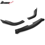 2006-2007 Subaru Impreza WRX & WRX STI CS2 Style Front Bumper Lip Spoiler Matte Black PP 3PCS