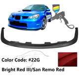 2006-2007 Subaru Impreza WRX STI Style Front Bumper Lip Chin PP