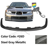 2006-2007 Subaru Impreza WRX STI Style Front Bumper Lip Chin PP