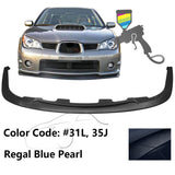 2006-2007 Subaru Impreza WRX STI Style Front Bumper Lip Chin PP