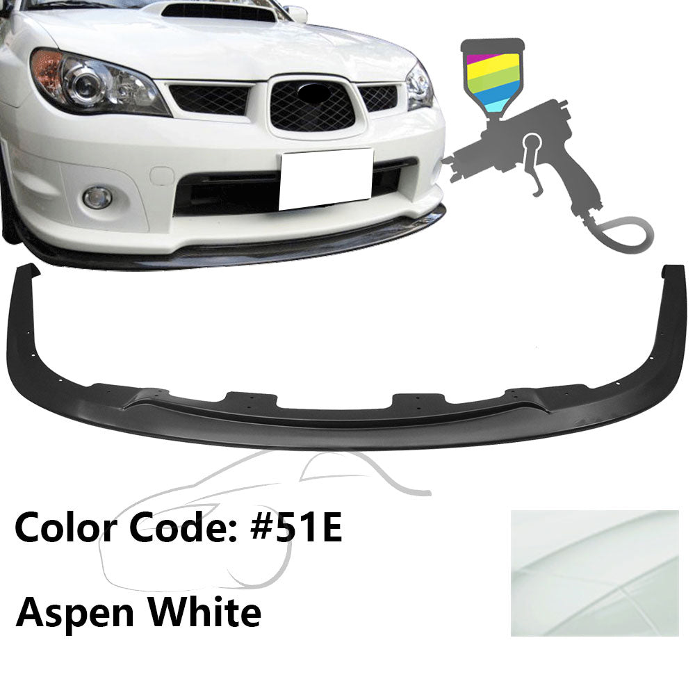 2006-2007 Subaru Impreza WRX STI Style Front Bumper Lip Chin PP