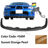 2006-2007 Subaru Impreza WRX STI Style Front Bumper Lip Chin PP