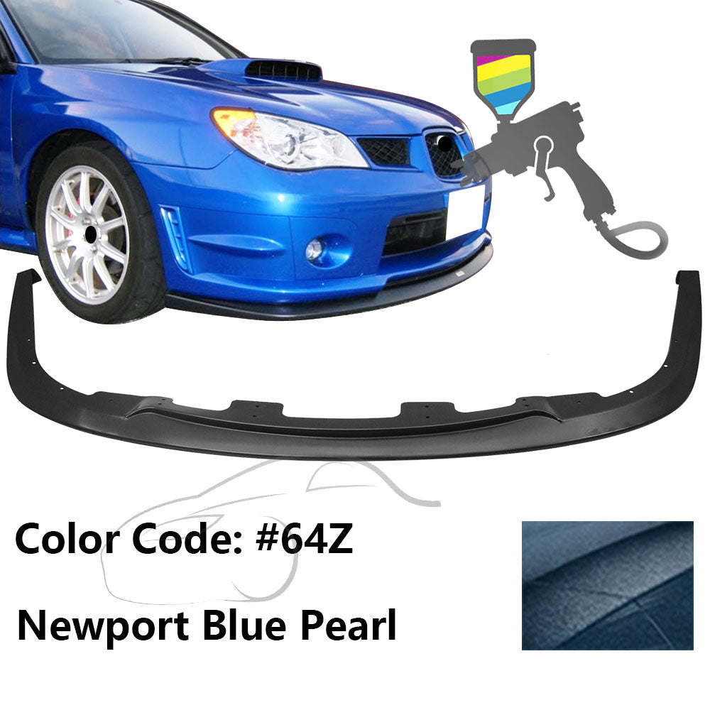 2006-2007 Subaru Impreza WRX STI Style Front Bumper Lip Chin PP