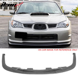 2006-2007 Subaru Impreza WRX Front Bumper Lip Spoiler 3PCS Carbon Fiber Print PP