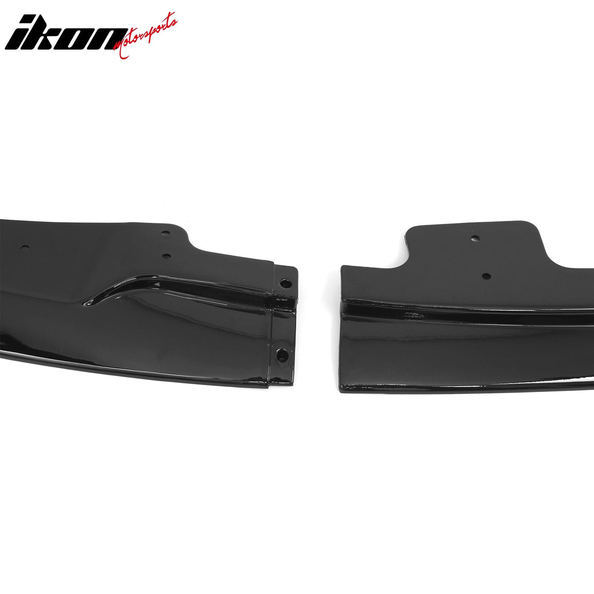 2006-2007 Subaru Impreza WRX Gloss Black Front Bumper Lip Spoiler PP 3PCS Set