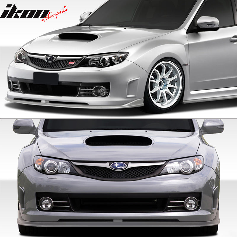2008-2010 Subaru Impreza WRX STI 4Dr 5Dr CS2 Style Front Bumper Lip