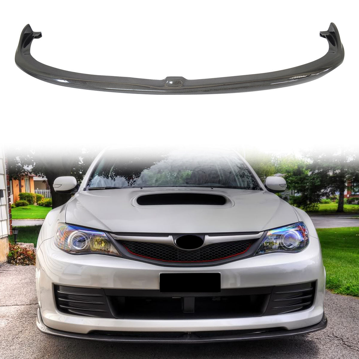 2008-2010 Subaru Impreza WRX STI 4Dr 5Dr CS2 Style Front Bumper Lip