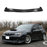 2008-2010 Subaru Impreza GR Style Unpainted Black Front Bumper Lip PU