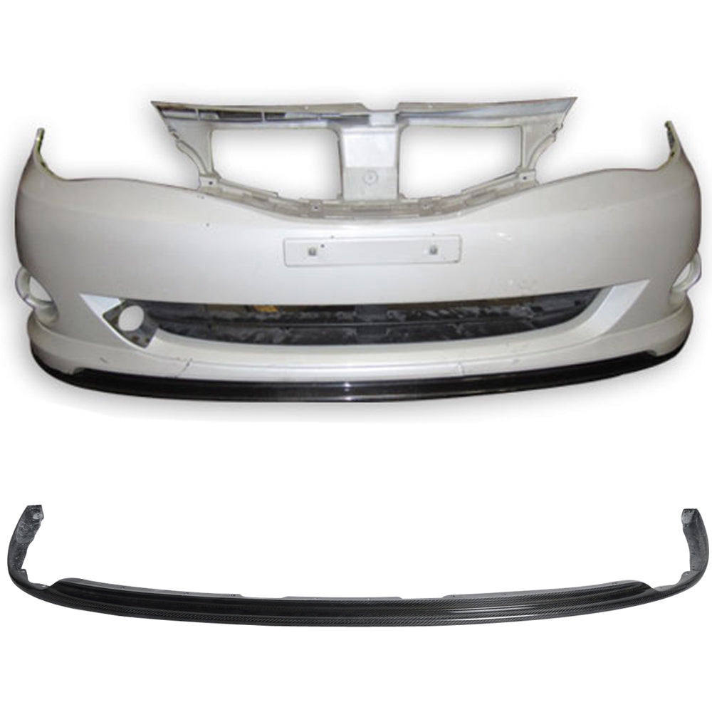 2008-2010 Subaru Impreza WRX Premium Front Bumper Lip Carbon Fiber