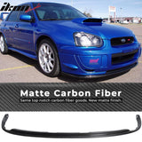 2008-2010 Subaru Impreza WRX Premium Front Bumper Lip Carbon Fiber