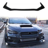 2015-2017 Subaru WRX STI IKON V6 Style Unpainted Front Bumper Lip PU